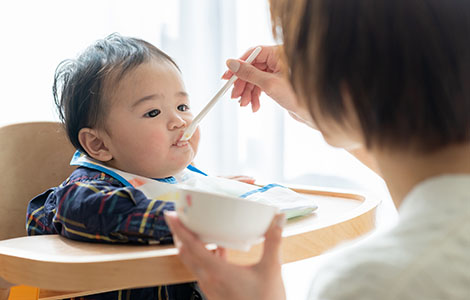 お口のトレーニングや食育も重要です